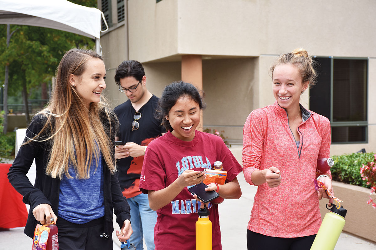 August: freshman move-in